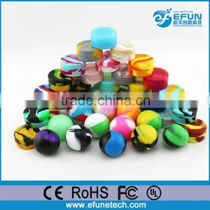 Food Grade Non-stick Silicone Jars Dab Wax Vaporizer Oil Containers thumbnail-6