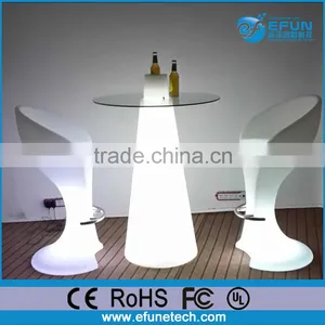 New Design Fantastic Led Light up Bar Table, Rgb Color Change Led Cocktail Tables thumbnail-5