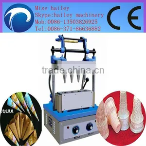 Wholesale and Cheap 12 Cones Automatic Ice Cream Cone Machine thumbnail-1