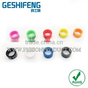 Colorful Plastic Racing Pigeon Ring ,canary Bird Band,sparrow Ring thumbnail-4