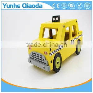 Wooden Wheels Natural Beech Wood Taxi Cab by Imagination Generation thumbnail-2