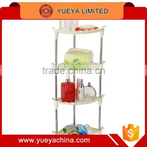 Kitchen Bathroom Stainless Steel Storage Rack/bathroom Triangle Corner Storage Rack 4 Layers thumbnail-1