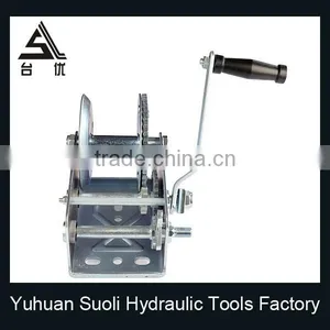 Manufacturing 1200lbs Galvanized Micro Barge Winch thumbnail-4