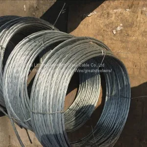 Grade700-1300 Galvanized Steel Wire Strand for Stay Wire thumbnail-1