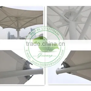 Waterproof Elegant Shape White Tarpaulin Tensile Structure thumbnail-2