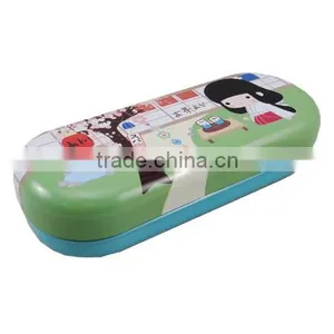 Newly Oval Shaped Tin for Stationery thumbnail-1