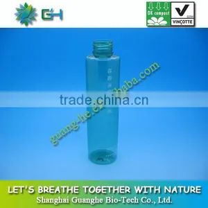 100ml Environmental Material Biodegradable Tubular Transparent PLA Plastic Cosmetic Bottle thumbnail-1