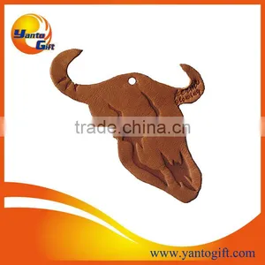 Cartoon Leather Label With Cow Shape thumbnail-1