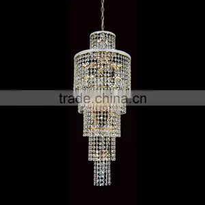 Hanging Crystal Chandelier, Modern Pendant Light thumbnail-4