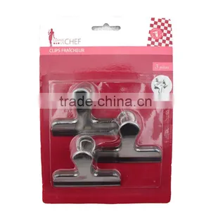 Hot Sale Silver Stainless Steel Food Bag Sealing Clips thumbnail-3