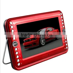 Portable Full 1080P HD DVD Player 9Inch DVD/CD Player With Game/FM/TV Turner Multi Media EVD Player For Sale thumbnail-4