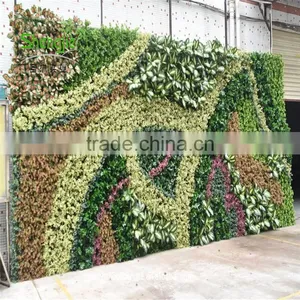 SJLJ013626 Wall Decoration Artificial Vertical Green Grass Wall thumbnail-2