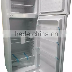 210L Solar Powered Household Double-door DC Compressor Upright Fridge thumbnail-3