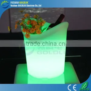 Plastic Colorful Led Lighted Ice Bucket thumbnail-6