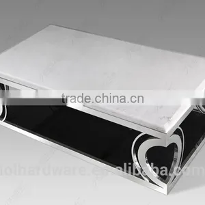 Stainless Steel Morden Marble Top Offee Table thumbnail-2