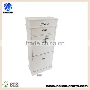 White Shabby Grey Shoe Cabinet/white Shoe Wooden Cabinet /wooden Storage Cabinet thumbnail-5