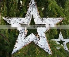 Natural Hanging Tree Birch Bark Ornaments thumbnail-1