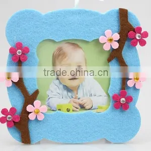Hot Best Selling New Products Custom Beautiful Flowers Decor Craft Felt Fabric Love 3d Digital Picture Photo Frame Wholesale thumbnail-1