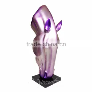 Home Decoration Promotion Resin Craft Fiberglass Head Horse Statue thumbnail-1