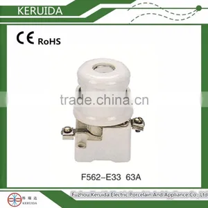63A Porcelain Fuse Holder Box/ceramic Fuse Base/screw Fuse thumbnail-1
