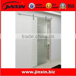 Office Blasted Glass Sliding Doors for Interior Decoration thumbnail-1