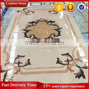 Lobby Flower Waterjet Marble Tiles Design Floor Pattern thumbnail-2