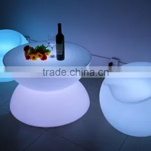 Led Light Bar Table, Led Commercial Furniture Tabe Sets thumbnail-3