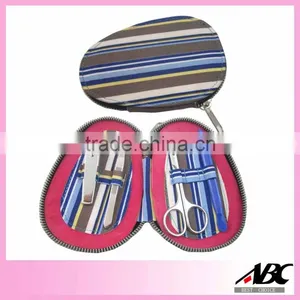 Fashion Item Purple Pouch 8pcs Manicure Pedicure Tools thumbnail-3