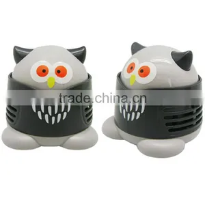 Handy Battery Powered Vacuum Cleaner Owl Mini Desk Hand Vacuum Cleaner thumbnail-1