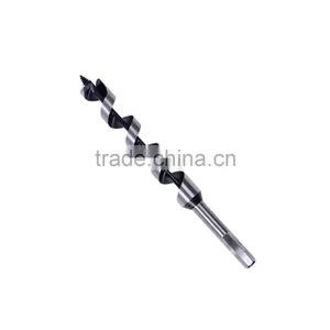 High Carbon Steel SDS Auger Drill Bit Brad Point Drilling Hex Shank Spiral Wood Drills With Thread Tip thumbnail-5