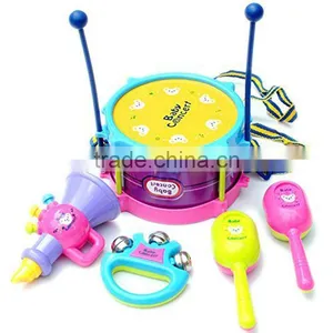 Wholesale Cheap Funny Mini Kids Plastic Toy Drums thumbnail-1