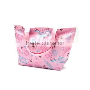 300D Polyester Dye Sublimation Full Color Printing Cute Bear Waterproof Shopping Tote Bag thumbnail-3