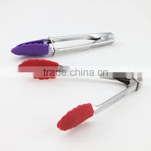 Stainless Steel Ergonomic Kitchen Tongs Silicone Kitchen Tongs Food Tongs thumbnail-3