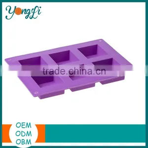 Home Kitchen Use 6-Cavity FDA Approved Silicone Candle Mold thumbnail-1