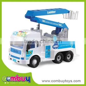 Cheap Plastic Aerial Ladder Friction Toy Diecast Forklift Truck Model thumbnail-1