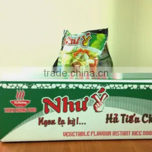 VEGETARIAN FLAVOUR INSTANT RICE NOODLES (HU TIEU) - 60g thumbnail-1
