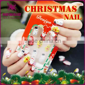 2017 OEM Christmas False Nail Decal Water for Nail Art thumbnail-3
