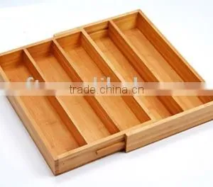 Bamboo Drawer Organizer thumbnail-1