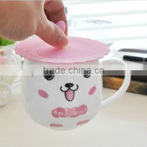 Silicone Cup With Lid Colored Cup Lids Cup Silicone Lid thumbnail-1
