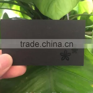 2017 China Hot Sale High Quality Black Cardboard Paper Jeans Hang Tags thumbnail-3
