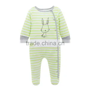 2017 Winter Wear 100% Cotton Rabbit Design Baby Rompers For Winter thumbnail-1