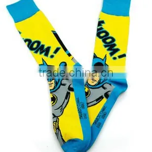 Men's Fashion Beautiful Socks With Superman thumbnail-2
