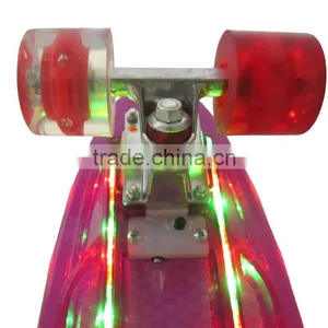 HSJ259 Factory Sales LED Skateboard Fish Board Customize Design for Kids and Adults thumbnail-6