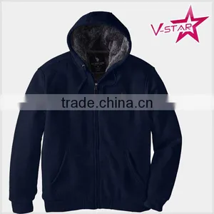 Wholesale 100% Polyester Hooded Sweatshirt With High Quality thumbnail-1