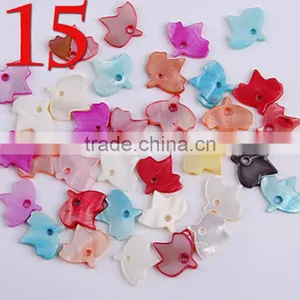 Mix Flat Back Shell Beads Phone Sticker Handmade Diy Faux Shell Beads for Fingernail Decorations Cheap Colors Shell Beads thumbnail-4