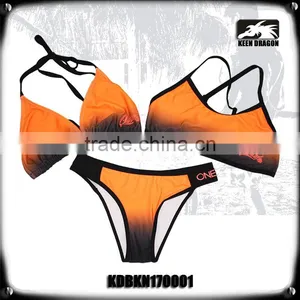 Hot Sale Womens Swimwear Custom Design Three-piece Sexy Bikini thumbnail-1