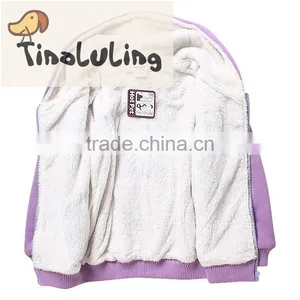 2015 Cute Love Coral Fleece Jackets Kids Clothing Wholesale Girls Baby Clothes thumbnail-5