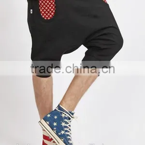 Trendy Harem Pants Capri Pants Hip Hop Pants Cotton Shorts thumbnail-1