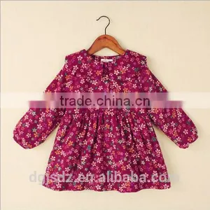 Winter Kids Frozen Dress Modern Dress for Cute Girls Small Floral Skirt thumbnail-3