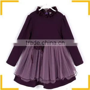 Wholesale Baby Kids Dress Flower Girl Dresses Cotton Kids Fashion Show Dresses thumbnail-3